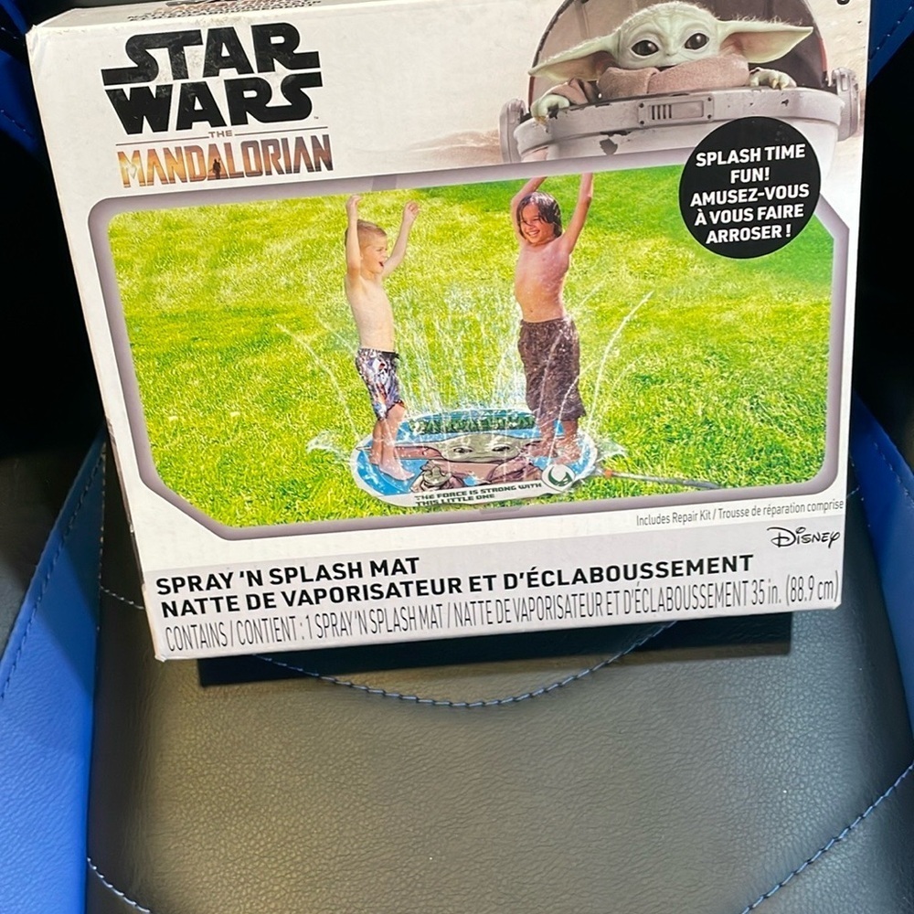 Star Wars Mandalorian Kids Spray 'N Splash Mat